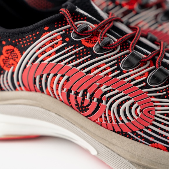 Size 12G - Gucci Run Sneaker Black Red GG main image 4